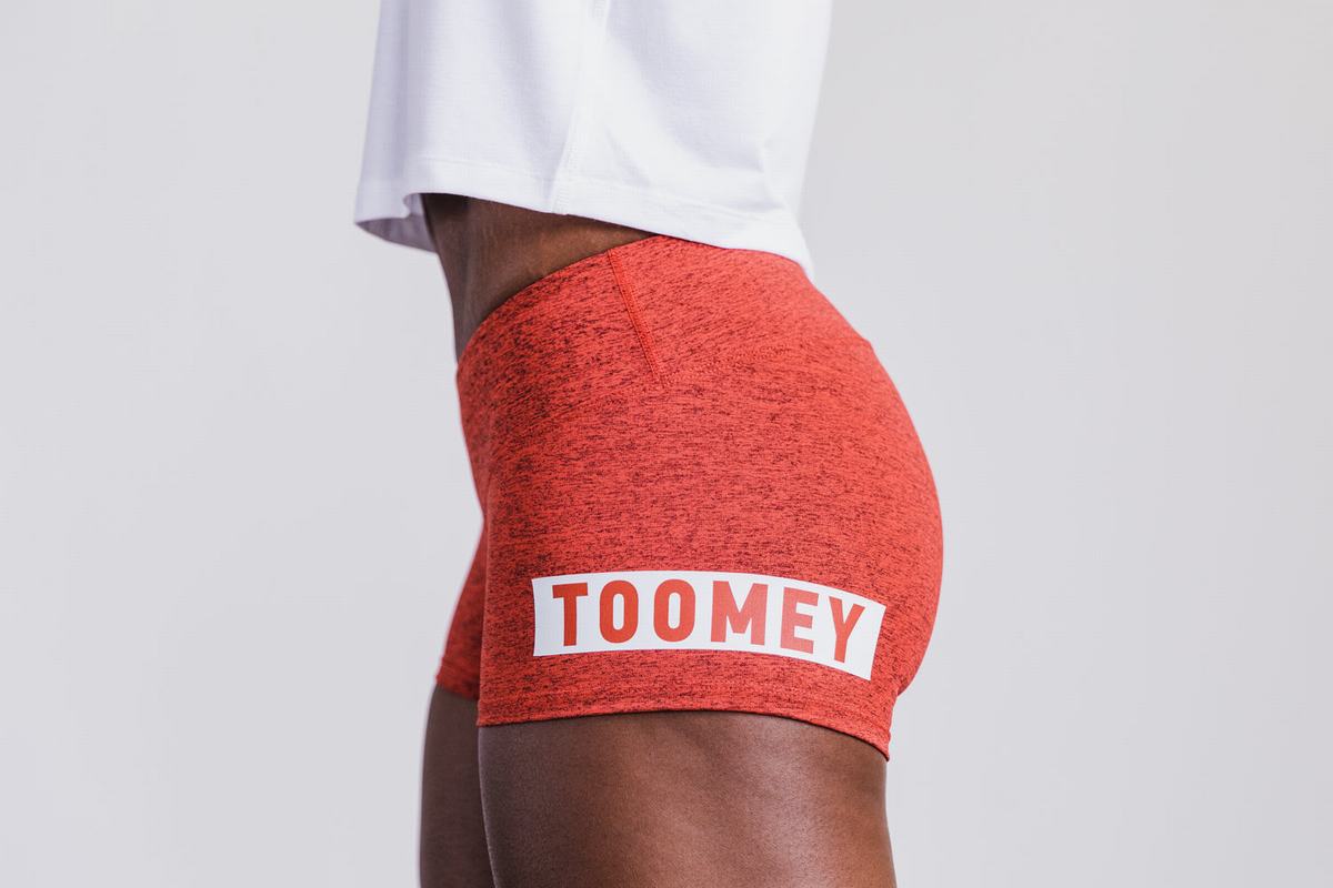 Nobull 2\'\' Toomey Women\'s Shorts Red | Australia (CN1023)